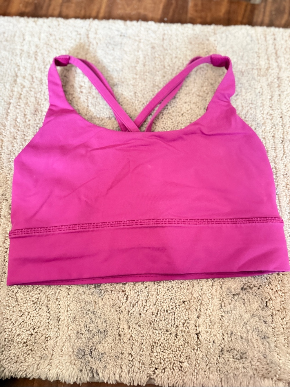 lululemon athletica Pink/Magenta Strappy Sports Bra